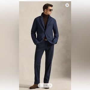 Ralph Lauren Stretch Straight Fit Navy Chinos